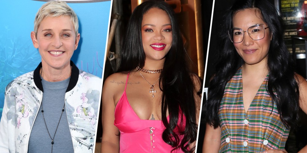 Image: Ellen Degeneres, Rihanna, Ali Wong