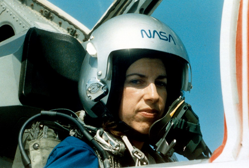 Image: NASA Astronaut Ellen Ochoa during training at Vance Air Force Base in Houston in 1993.