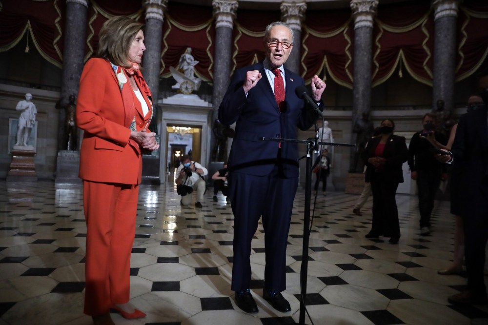 Image: Senate Minority Leader Charles Schumer and House Speaker Nancy Pelosi