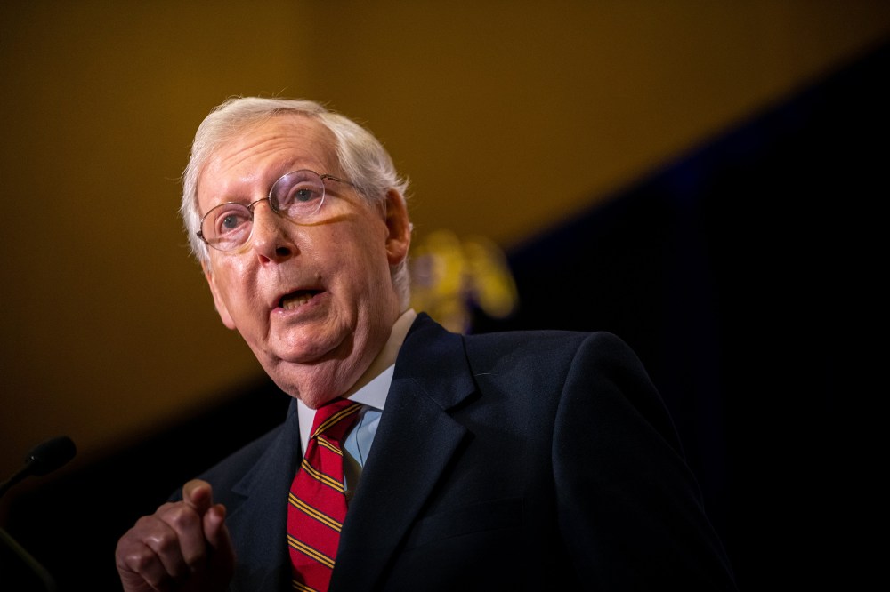 Image: Sen. Mitch McConnell Holds Press Conference To Discuss Election Results