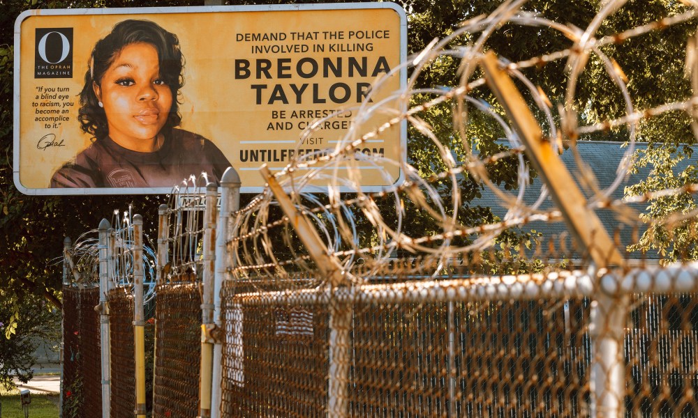 Image: Billboards Placed Across Louisville Call For The Arrest Of Police Officers Involved In Killing Of Breonna Taylor