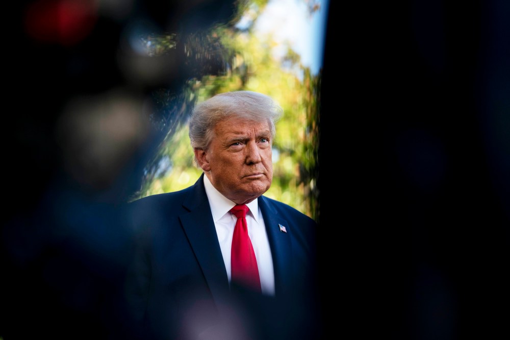 Image: President Trump Departs The White House En Route To North Carolina