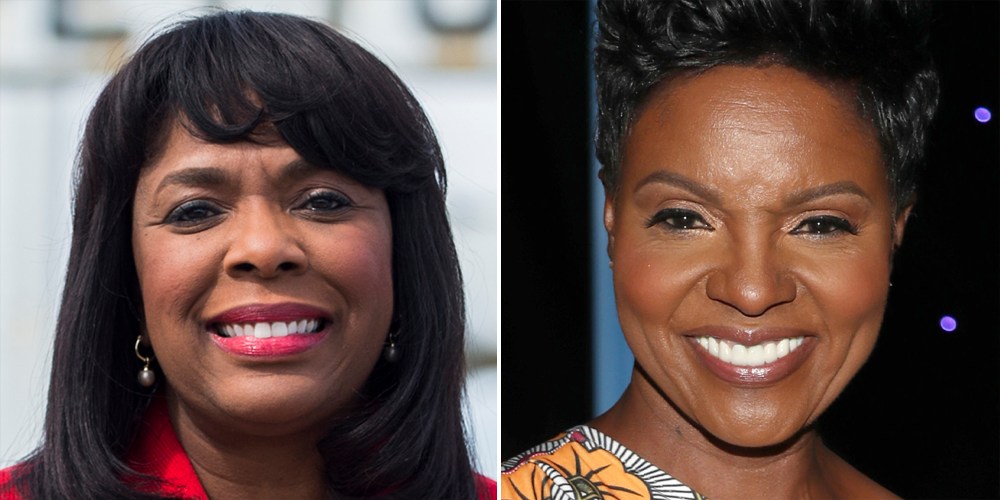 Rep. Terri Sewell, D-Ala. and Phyllis Newhouse.