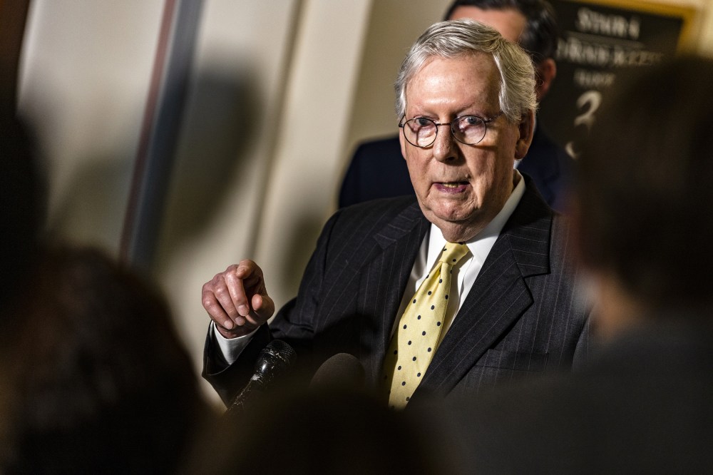 Image: Mitch McConnell, Senate Moves Forward With Bill Aimed At Countering China's Rise