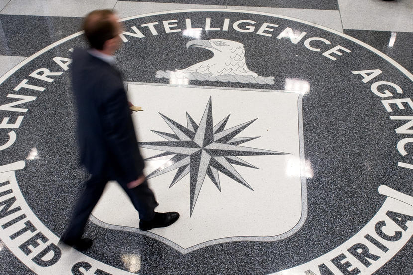 A man crosses the Central Intelligence A