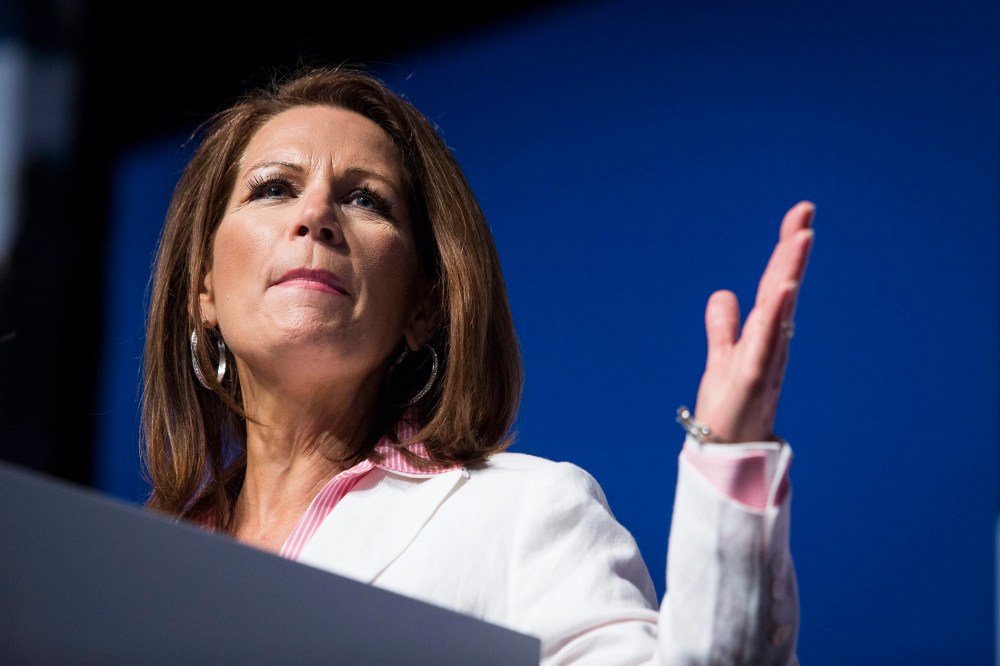 U.S. Rep. Michele Bachmann of Minnesota speaks during the Faith and Freedom Coalition's "Road to Majority" conference in Washington, Friday, June 20, 2014.