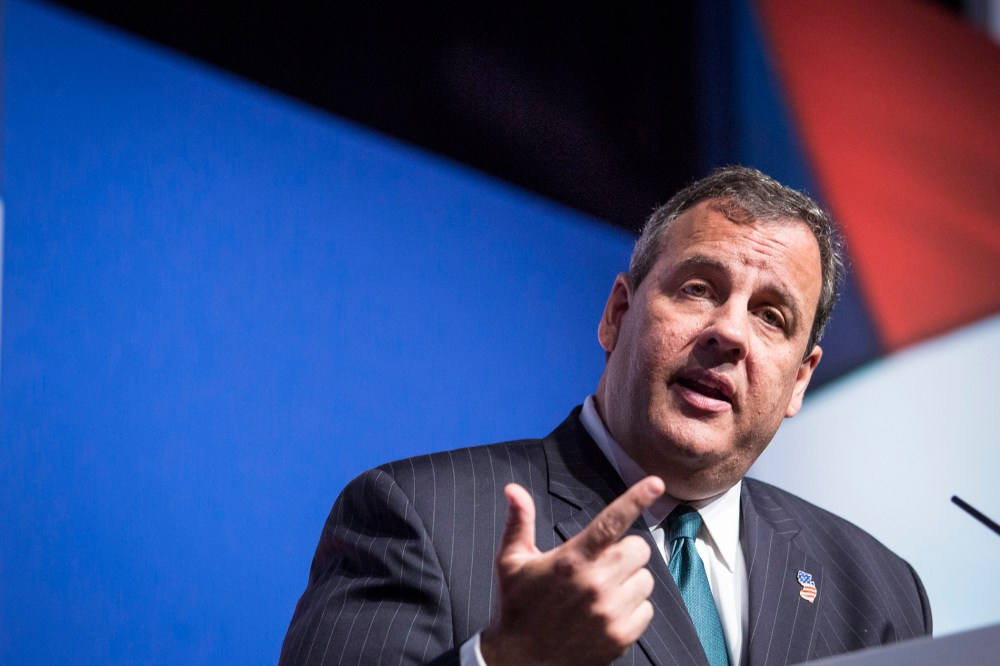 New Jersey Governor Chris Christie speaks during the Faith and Freedom Coalition's 'Road to Majority' conference in Washington DC, June 20, 2014.