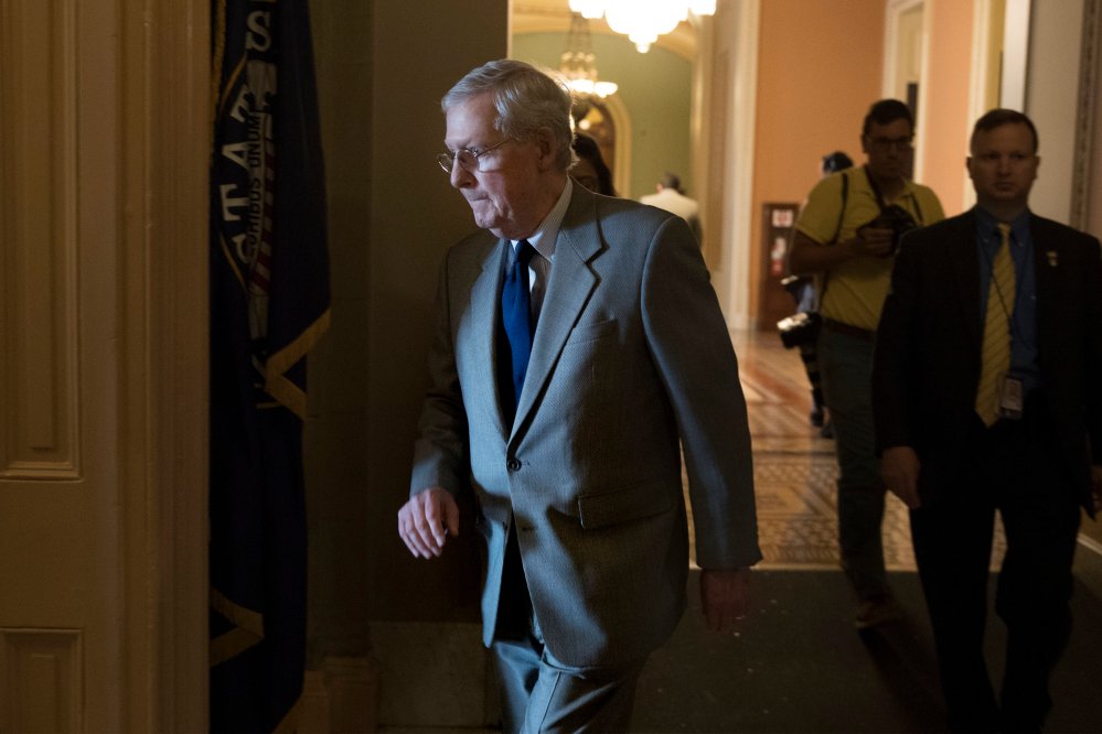 Image: Senate Majority Leader Republican Mitch McConnell