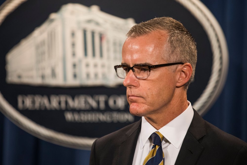 Image: Former Deputy Director of the FBI McCabe fired by Attorney General Sessions