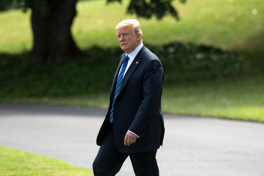 Image: US President Donald J. Trump departs the White House