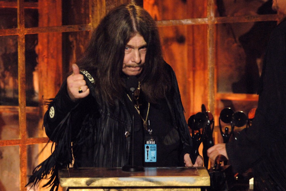 Bob Burns of Lynryd Skynyrd, inductee during 21st Annual Rock and Roll Hall of Fame Induction Ceremony in New York City, NY. (Photo by Jeff Kravitz/FilmMagic via Getty)