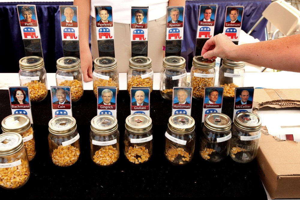 Republican Candidates Campaign At Iowa State Fair