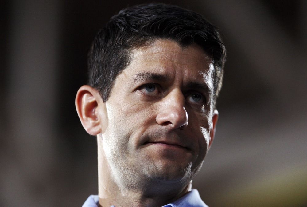 Paul Ryan speaks to supporters during a campaign event in Derry, New Hampshire September 29, 2012.