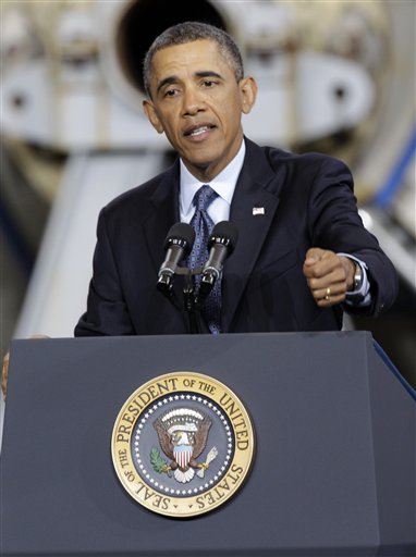 Polls show President Obama's "bully pulpit" strategy is working on sequestration, guns.  (AP Photo/Steve Helber)
