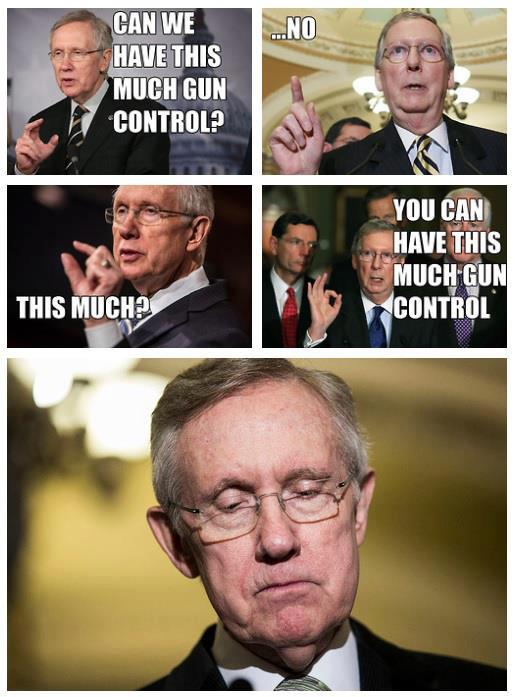 Republican Sen. Mitch McConnell went Full Classy on his Facebook page after helping to defeat expanded background checks via "hogwash" and "lies."