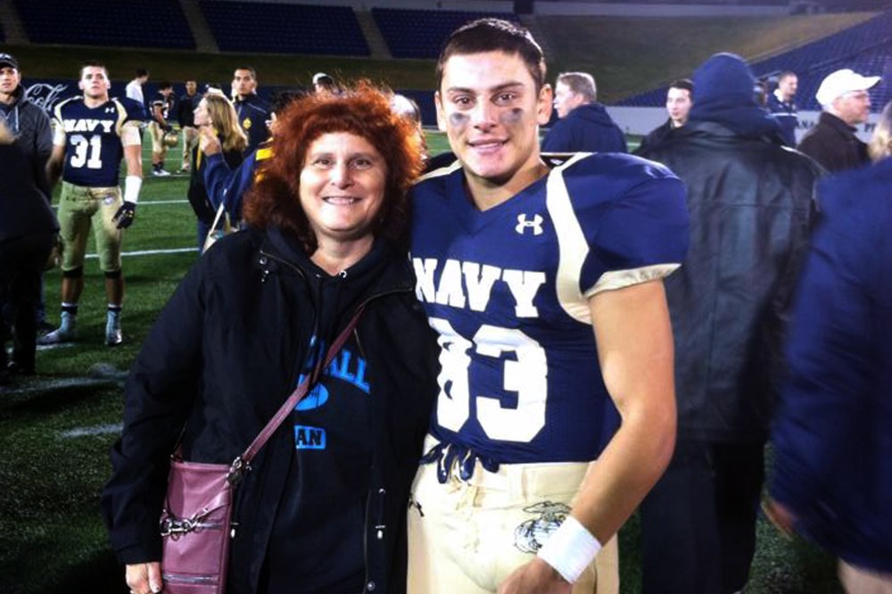 Justin Zemser photographed alongside his mother, Susan Zemser.