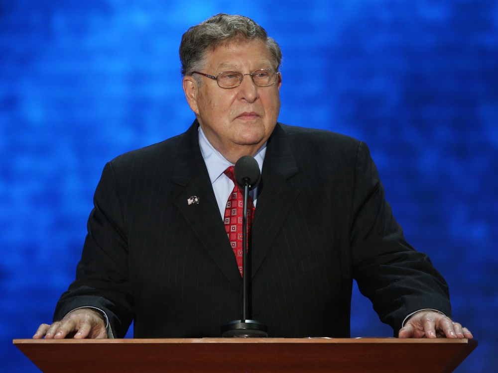 Former New Hampshire Gov. John Sununu speaks during the Republican National Convention at the Tampa Bay Times Forum in August. (Photo by Mark Wilson/Getty Images)