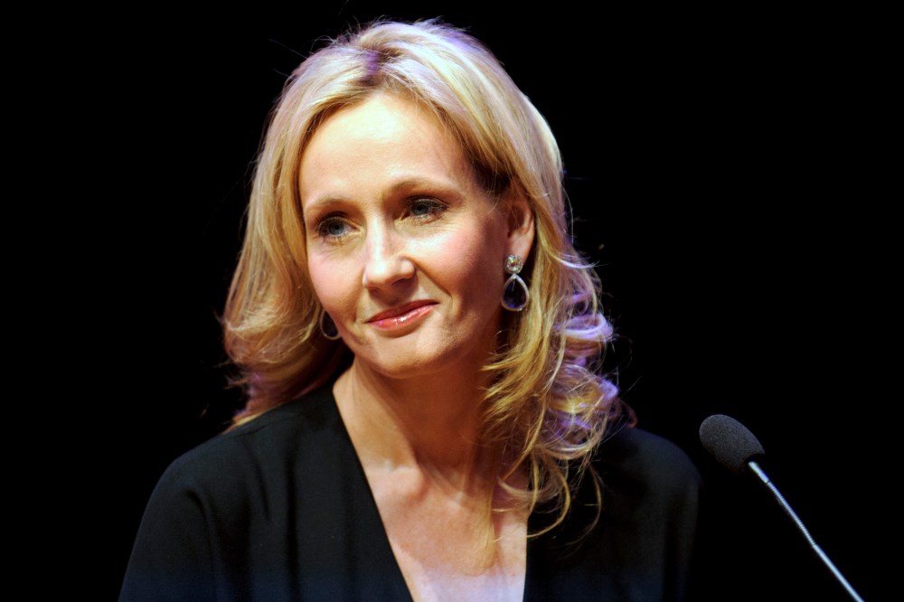 Author J.K. Rowling attends a reading from 'The Casual Vacancy' at the Queen Elizabeth Hall on September 27, 2012 in London, England.