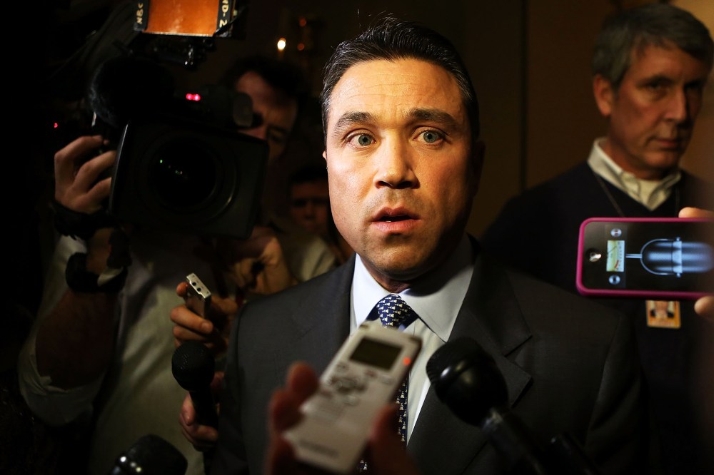Michael Grimm (R-NY) is expected to be indicted by the U.S. attorney in New York after being investigated for campaign finance violations, Apr. 25, 2014.