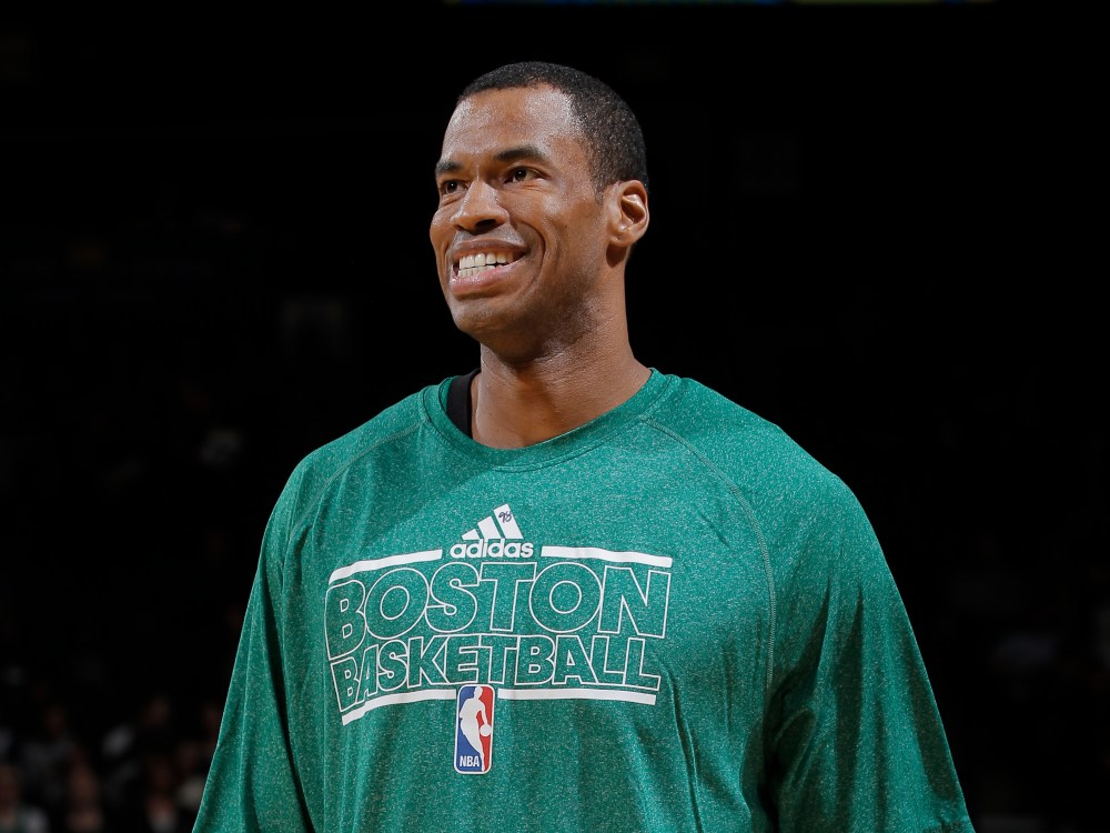 Jason Collins #98 of the Boston Celtics is seen in a game against the Golden State Warriors on December 29, 2012, at Oracle Arena in Oakland, California. (Photo by Rocky Widner/NBAE via Getty Images)