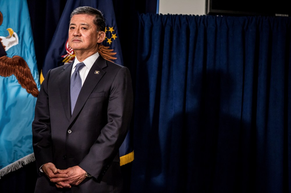 Veterans Affairs Secretary Eric Shinseki on Feb. 5, 2013 in Washington, DC.