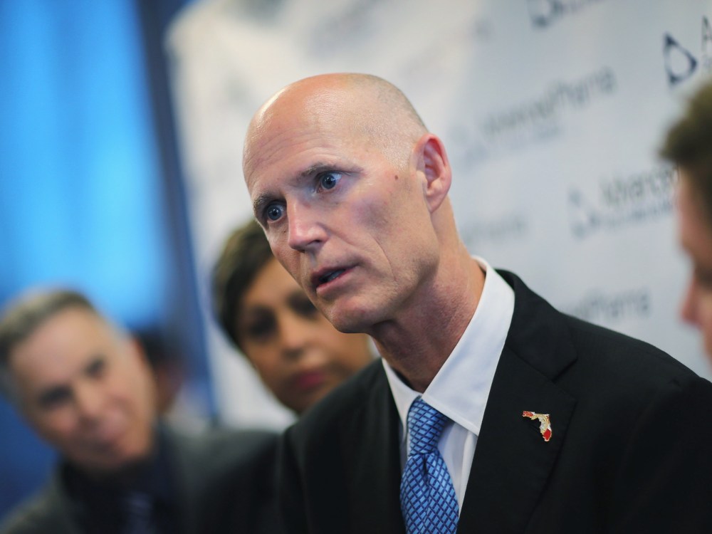 Florida Gov. Scott Visits Opening Of Advanced Pharma Facility- 09/25/13