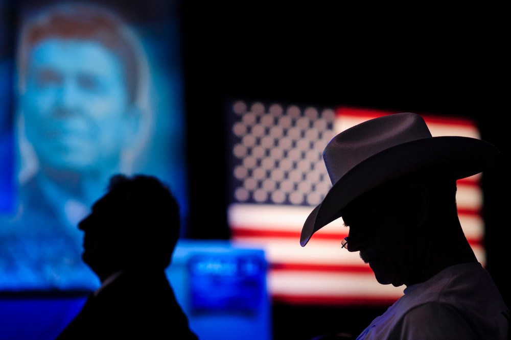 Audience members listen during the 2013 CPAC conference, March 16, 2013.