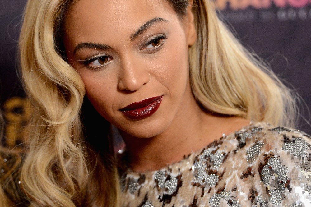 Beyonce poses backstage at at Twickenham Stadium on June 1, 2013 in London, England.