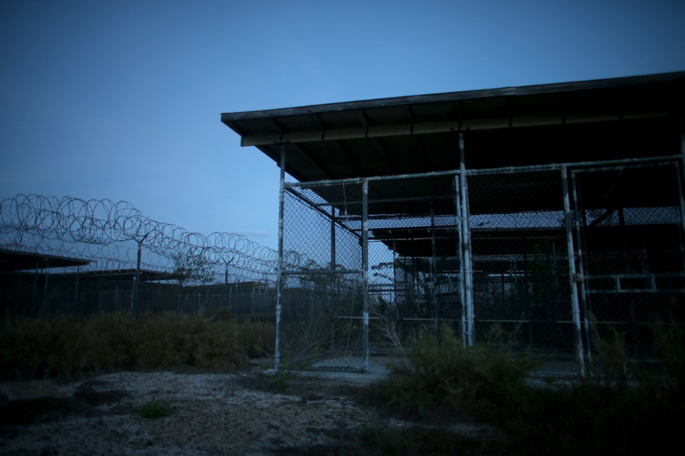 Holding cells are seen in the now closed Camp X-Ray which was the first detention facility to hold enemy combatants at the U.S. Naval Station on June 27, 2013 in Guantanamo Bay, Cuba. (Photo by Joe Raedle/Getty)