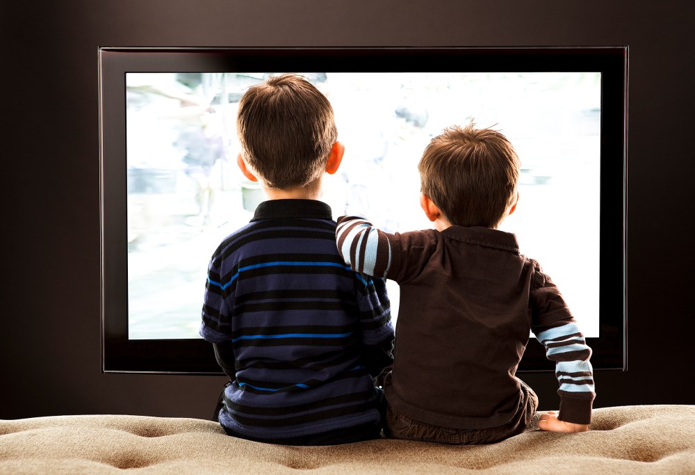 Image: Brothers Watching TV