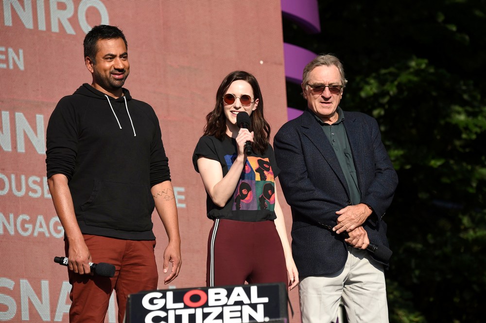 Image: Kal Penn, Rachel Brosnahan, Robert De Niro