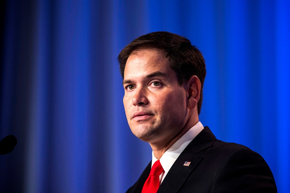 Senator Marco Rubio (R-FL), speaks at the 2013 Values Voter Summit, held by the Family Research Council, on October 11, 2013 in Washington, DC.