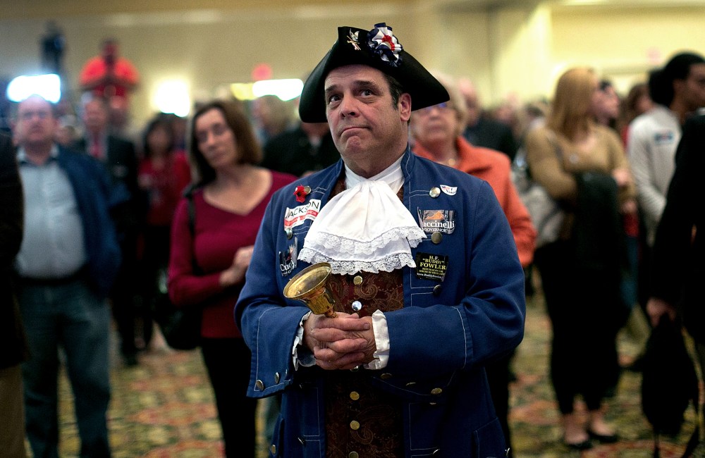 Gubernatorial Candidate Attorney General Ken Cuccinelli Attends Election Night Gathering