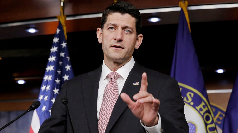 House Speaker Paul Ryan speaks during a news conference on Capitol Hill in Washington, June 23, 2016. (Photo by Yuri Gripas/Reuters)