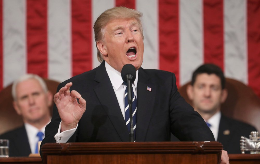 Image: US President Trump addresses Joint Session of Congress in Washington