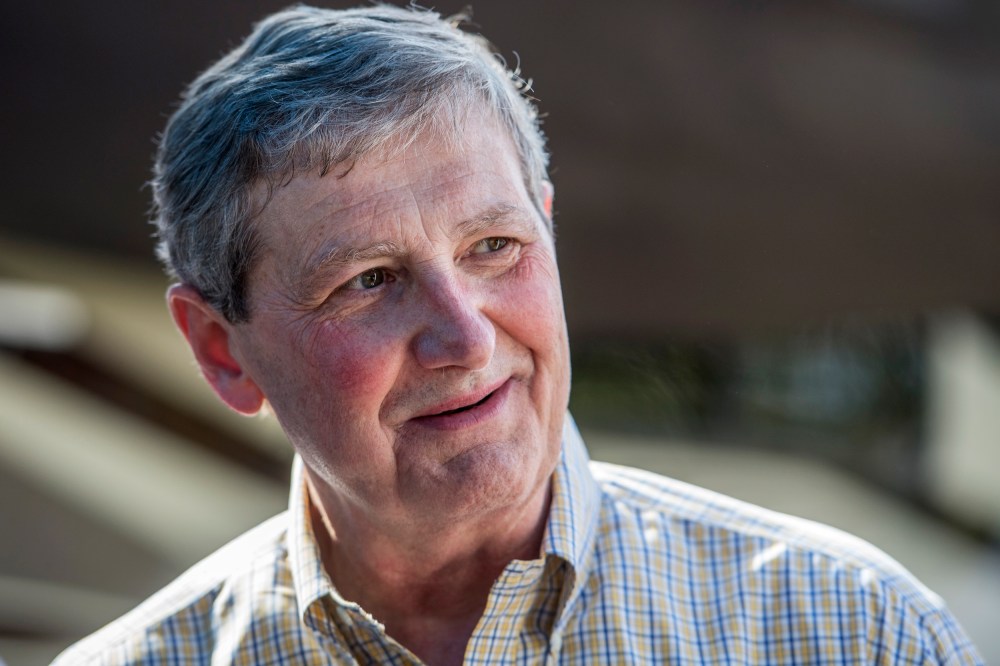 IMage: John Kennedy, then a Republican candidate for Senate in Louisiana, in Baton Rouge in 2016.