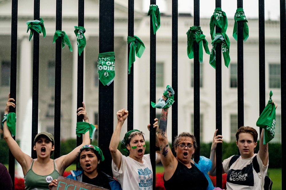 Abortion Rights Activists Protest in Washington DC