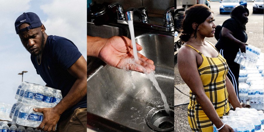 Photo Illustration: Images from Jackson, Miss. from September 2022