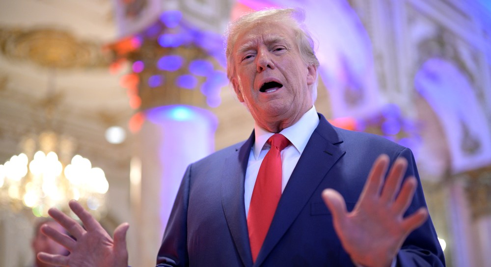 Image: Former President Donald Trump at Mar-a-Lago.