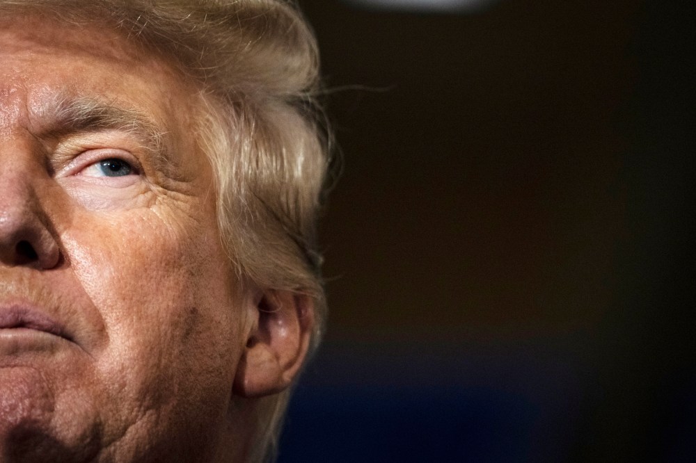 Former President Donald Trump speaks during the America First Agenda Summit