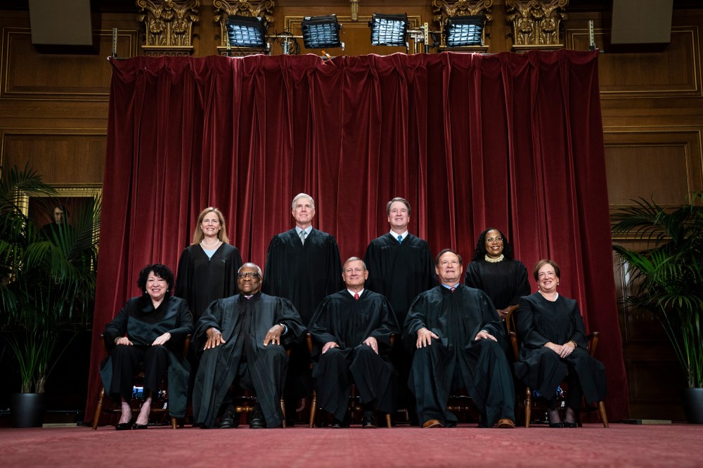 Members of the Supreme Court in Washington, D.C.