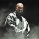 Rapper Kanye West performs