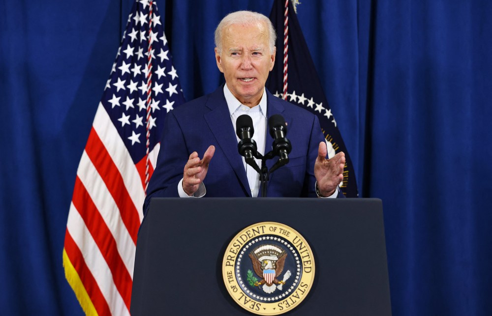 President Joe Biden speaks