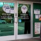 A woman outside a Social Security Office