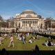 Students on campus at Columbia University