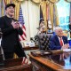 Image: President Trump Holds Press Conference With Elon Musk in White House's Oval Office