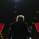 Donald Trump speaking at a rally
