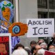 ICE protest.