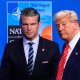 President Donald Trump and Defense Secretary Pete Hegseth