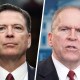James Comey, John Brennan. 2up split